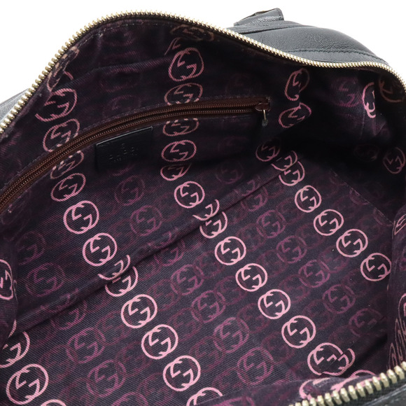 GUCCI Princess Ribbon Shoulder Bag in Black Leather (161720) - Picture 7 of 9